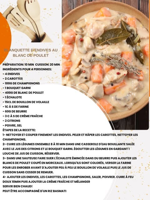 Aujourd’hui voici notre recette du mois :